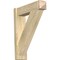 Ekena Millwork Traditional Rough Sawn Arts and Crafts Outlooker, Douglas Fir, 6"W x 22"D x 26"H OUT06X22X26TRA03RDF - alternate 1